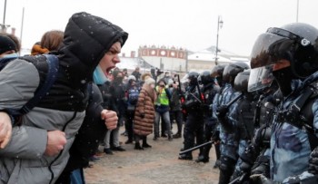 Rusland: Duisende aangehou by landswye saamtrekke vir Navalny se vrylating