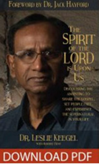 Die Gees van die Here is op ons