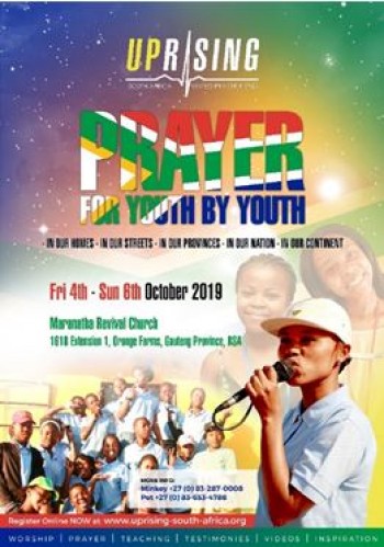 UPRising Suid-Afrika – 4-6 Oktober 2019