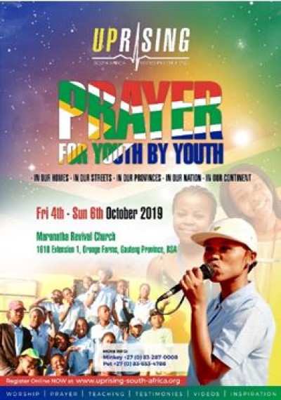 UPRising Suid-Afrika – 4-6 Oktober 2019