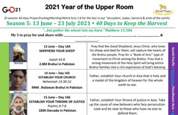 GO21 40 dae om die oes te behou - Gebedsgids