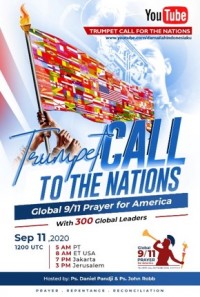 Verslag: &amp;quot;Trompet Call to the Nations: Global 9/11 Prayer for America&amp;quot;