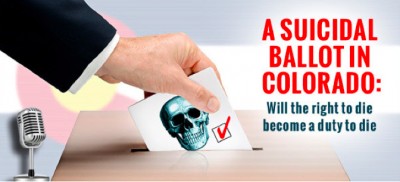 &amp;#39;n Selfmoordstemming in Colorado: Sal die reg om te sterf &amp;#39;n plig word om te sterf?